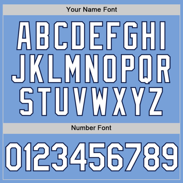 Custom Light Blue White-Navy Authentic Throwback Basketball Jersey