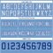 LightBlue0860-3 Custom Light Blue Royal-White Authentic Football Jersey
