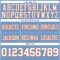 LightBlue0863-3 Custom Light Blue White-Orange Authentic Football Jersey