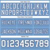 Custom Light Blue White-Navy Authentic Football Jersey