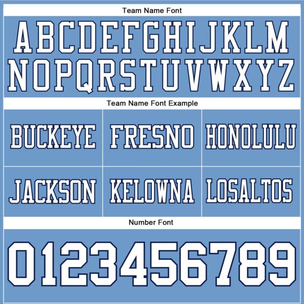 Custom Light Blue White-Navy Authentic Football Jersey