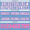 Custom Light Blue Pink-White Authentic Football Jersey