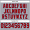 LightGray0016-3 Custom Light Gray Red-Navy Mesh Authentic Football Jersey