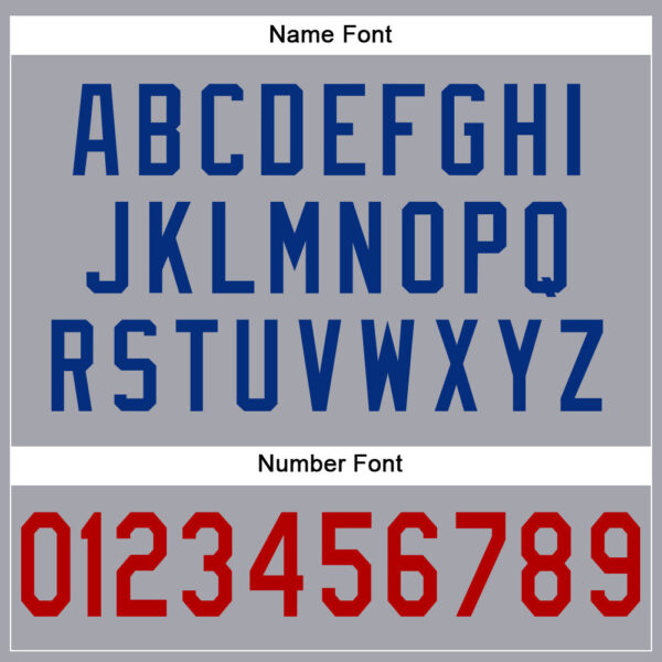 LightGray0017-3 Custom Light Gray Red-Royal Mesh Authentic Football Jersey