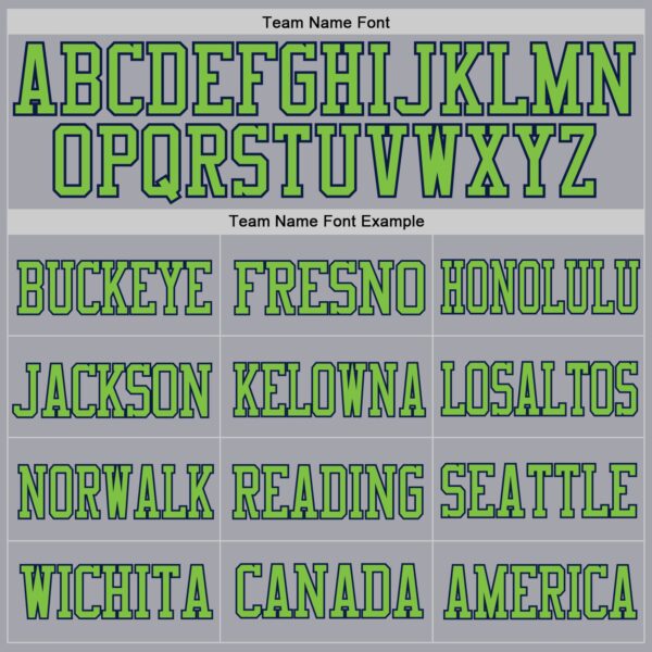 Custom Light Gray Neon Green-Navy Mesh Authentic Football Jersey