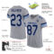 LightGray0021-1 Custom Light Gray Navy-Powder Blue Mesh Authentic Football Jersey