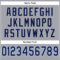 LightGray0021-3 Custom Light Gray Navy-Powder Blue Mesh Authentic Football Jersey