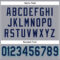 Custom Light Gray Navy-Aqua Mesh Authentic Football Jersey
