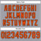Custom Light Gray Orange-Black Mesh Authentic Football Jersey