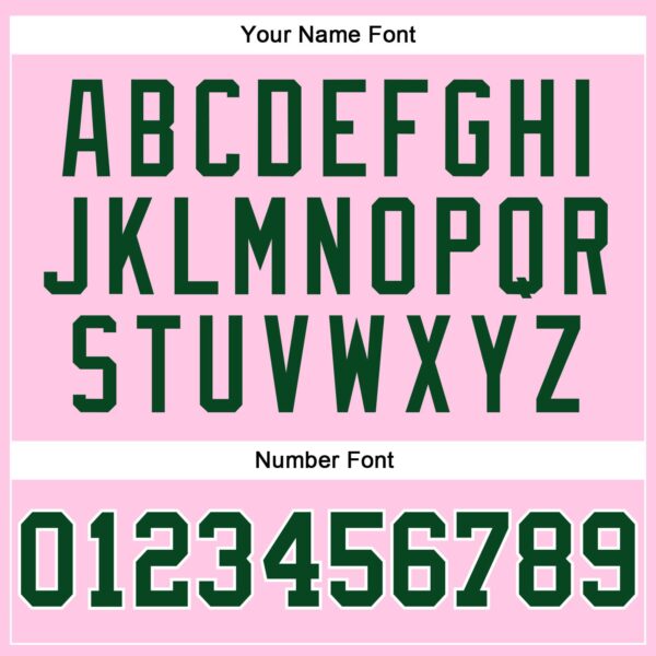 Custom Light Pink Green-White Authentic Throwback Basketball Jersey