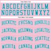 Custom Light Pink Teal-White Authentic Throwback Basketball Jersey