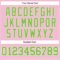 Custom Light Pink Neon Green-White Authentic Throwback Basketball Jersey
