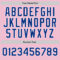 Custom Light Pink Royal-White Authentic Throwback Basketball Jersey