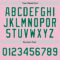 Custom Light Pink Kelly Green-White Authentic Throwback Basketball Jersey