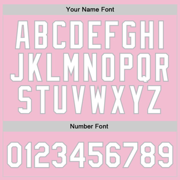 Custom Light Pink White-Gray Authentic Throwback Basketball Jersey