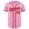 Custom Light Pink Red Authentic Baseball Jersey