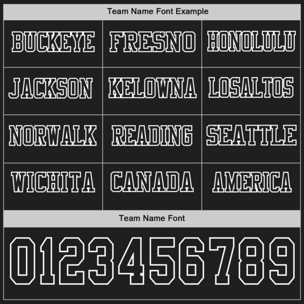 LongSleeve0408-2 Custom Black White Long Sleeve Authentic Football Jersey