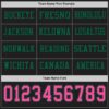 Custom Black Pink-Kelly Green Long Sleeve Authentic Football Jersey