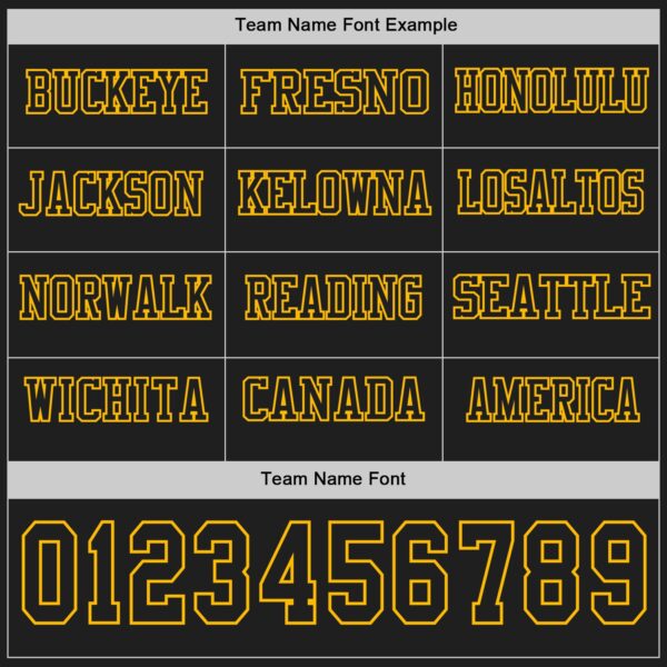 Custom Black Gold Long Sleeve Authentic Football Jersey