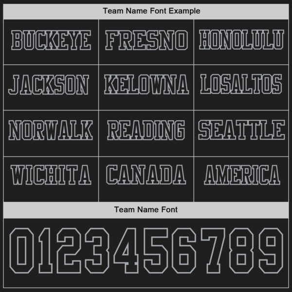 Custom Black Gray Long Sleeve Authentic Football Jersey