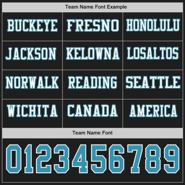 LongSleeve0517-2 Custom Black Panther Blue-White Long Sleeve Authentic Football Jersey