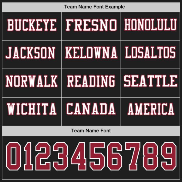 Custom Black Cardinal-White Long Sleeve Authentic Football Jersey