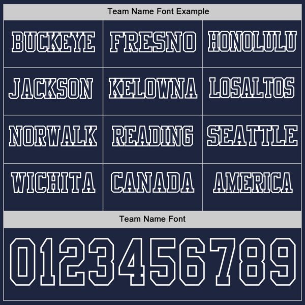 Custom Navy White Long Sleeve Authentic Football Jersey