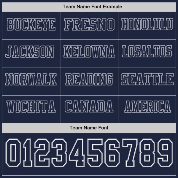 Custom Navy White-Gray Long Sleeve Authentic Football Jersey