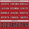 Custom Red Black-White Long Sleeve Authentic Football Jersey