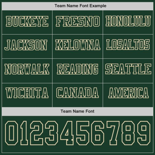 Custom Green Cream Long Sleeve Authentic Football Jersey