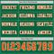 LongSleeve0645-2 Custom Kelly Green Orange-White Long Sleeve Authentic Football Jersey