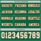 LongSleeve0646-2 Custom Kelly Green White-Orange Long Sleeve Authentic Football Jersey