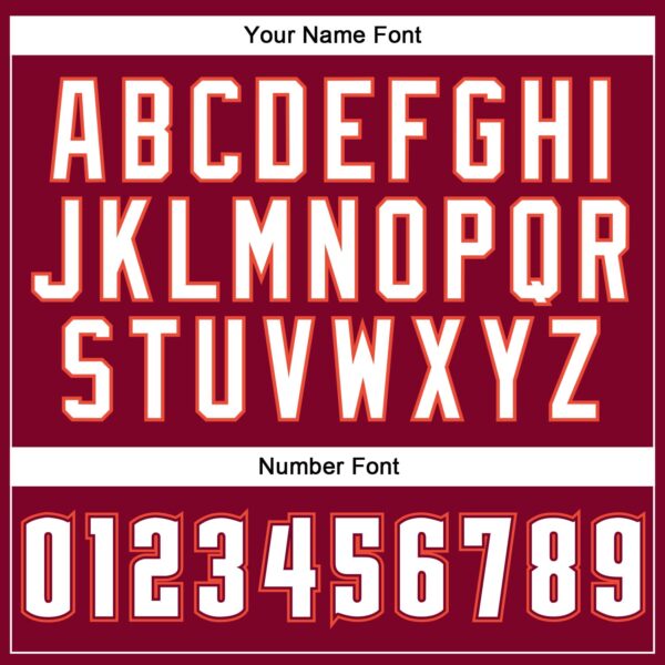 Custom Maroon White-Orange Authentic Throwback Basketball Jersey