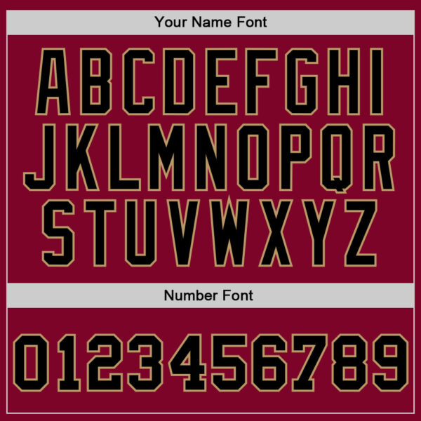 Custom Maroon Black-Old Gold Authentic Throwback Basketball Jersey