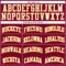 Custom Maroon White-Gold Authentic Throwback Basketball Jersey