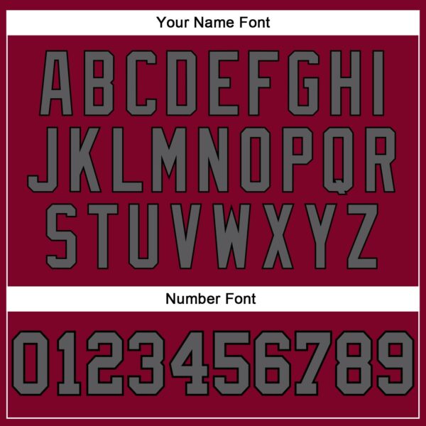 Custom Maroon Steel Gray-Black Authentic Throwback Basketball Jersey