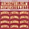 Custom Maroon White Pinstripe White-Gold Authentic Basketball Jersey
