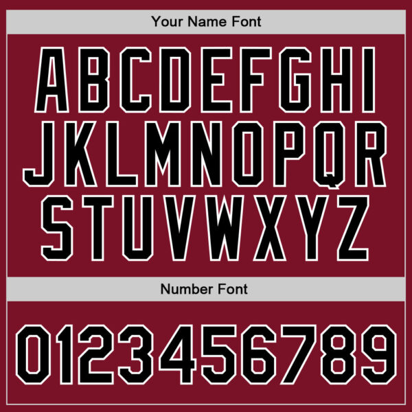 Custom Maroon Black-White Authentic Throwback Basketball Jersey