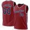 Custom Maroon Navy-White Authentic Throwback Basketball Jersey