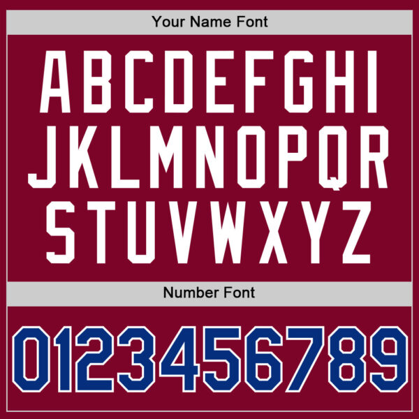 Custom Maroon Royal-White Authentic Throwback Basketball Jersey