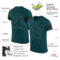 MidnightGreen0013-1 Custom Midnight Green Midnight Green-Black Mesh Authentic Football Jersey