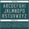 Custom Midnight Green Midnight Green-Gray Mesh Authentic Football Jersey
