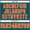 MidnightGreen0016-3 Custom Midnight Green Orange-White Mesh Authentic Football Jersey