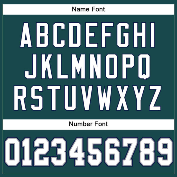 Custom Midnight Green White-Navy Mesh Authentic Football Jersey