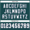 MidnightGreen0018-3 Custom Midnight Green White-Navy Mesh Authentic Football Jersey