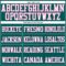 MidnightGreen0041-2 Custom Midnight Green White-Pink Mesh Authentic Football Jersey