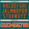 Custom Midnight Green Orange-White Authentic Basketball Jersey