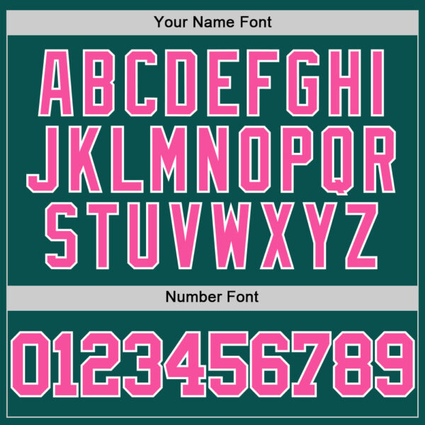 Custom Midnight Green Pink-White Authentic Basketball Jersey