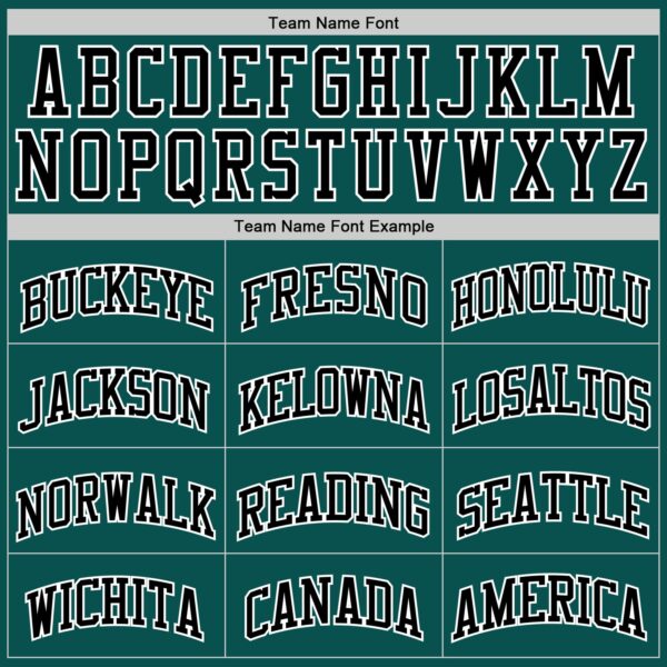 Custom Midnight Green Black-White Authentic Basketball Jersey