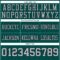MidnightGreen0098-3 Custom Midnight Green Gray-Black Authentic Football Jersey